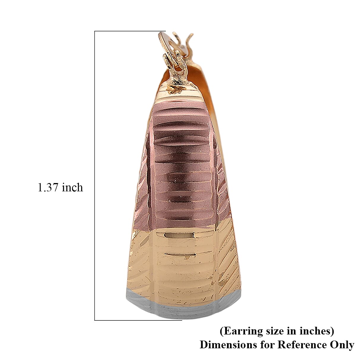 Hoop Earrings in Tritone image number 4