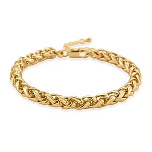 Rope Chain Bracelet in Goldtone (7.5-9.5In) (8.25 In)