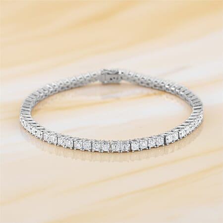 Rhodium Over Sterling Silver / 6.5 Inches - Product card gallery slide 2 (10178342551865)