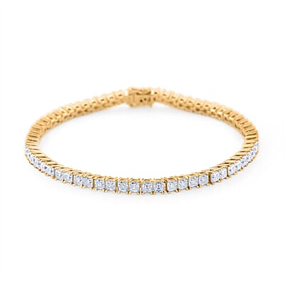 Yellow Gold Over Sterling Silver / 8 Inches - Product card gallery slide 1 (10178342551865)