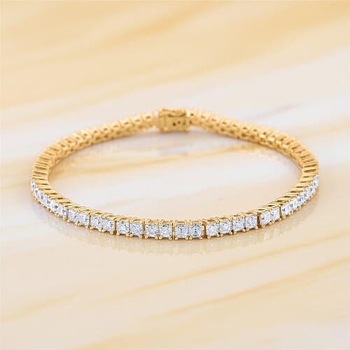 Yellow Gold Over Sterling Silver / 8 Inches - Product card gallery slide 2 (10178342551865)