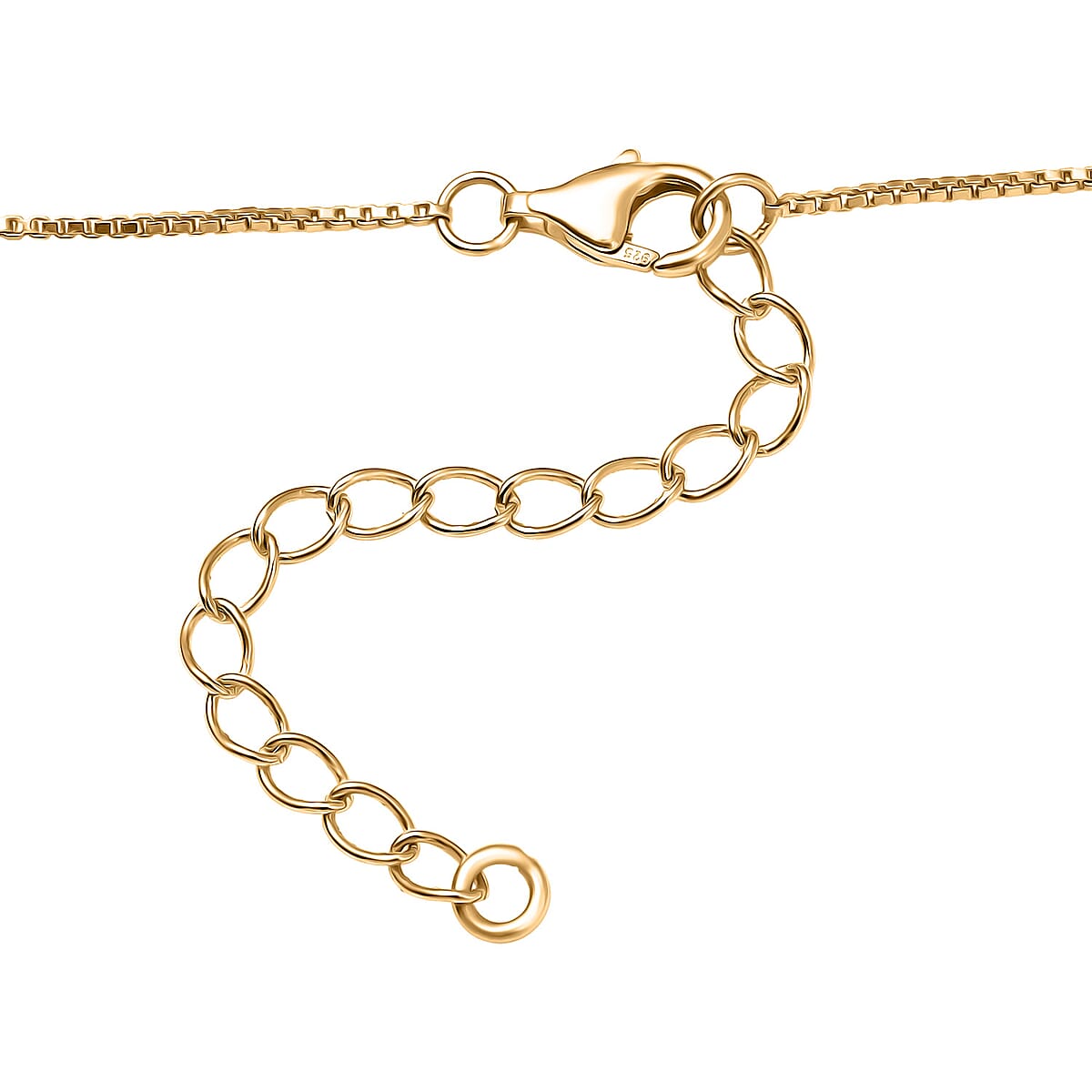 D'Joy Premium Royston Ribbon Turquoise and White Zircon 17.50 ctw Neckalce in 18K Vermeil Yellow Gold Over Sterling Silver 18- 20 Inches image number 4