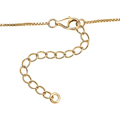 D'Joy Rachel Roy Loving Care Royston Ribbon Turquoise, White Zircon Necklace in 18K Vermeil YG Over Sterling Silver 17.50 ctw (18- 20 Inches)
