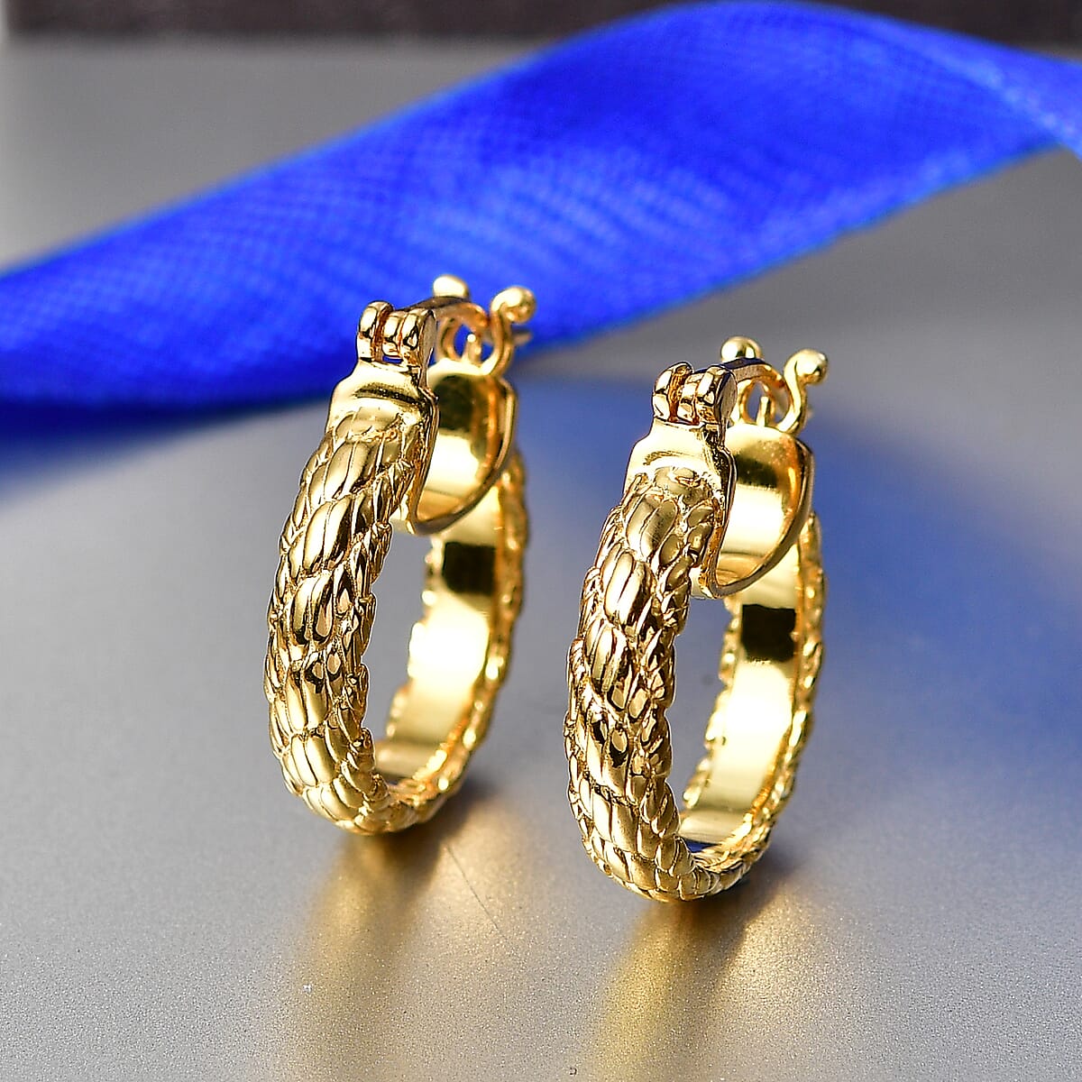 EverTrue Bronzella Collection Hoop Earring in 18K YG Plated Bronze image number 1