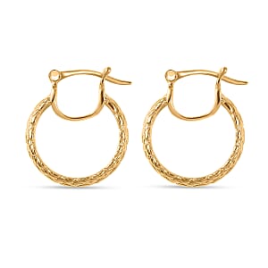 EverTrue Bronzella Collection Hoop Earring in 18K YG Plated Bronze