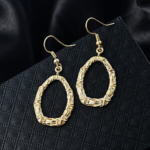 EverTrue Bronzella Collection Fancy Earrings 18K Yellow Gold Plated Bronze
