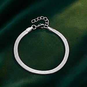 Snake Chain Bracelet in Stainless Steel (7.0-8.0In)