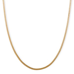 Snake Chain Necklace in ION Plated YG Stainless Steel 24-26 Inches