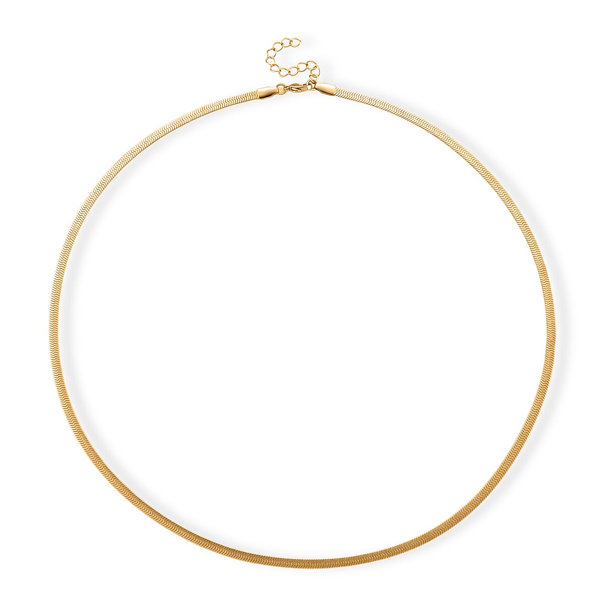 Snake Chain Necklace in ION Plated YG Stainless Steel 24-26 Inches image number 3