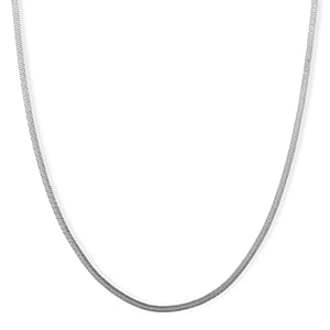 Snake Chain Necklace in Stainless Steel 24-26 Inches