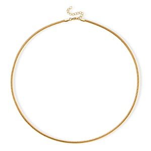 Snake Chain Necklace in ION Plated YG Stainless Steel (24-26 Inches)