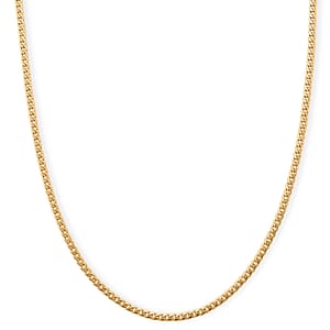 Curb Chain Necklace in ION Plated YG Stainless Steel 24-26 Inches