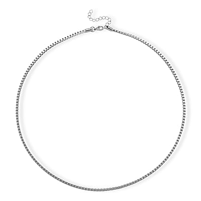 Classic Box Chain Necklace in Stainless Steel (24-26 Inches)