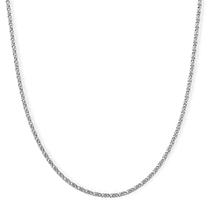 Byzantine Chain Necklace in Stainless Steel 24-26 Inches