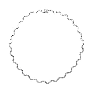 Luxuriant Lab Grown Diamond G-H SI 2.10 ctw  Necklace in Rhodium Over Sterling Silver 20 Inches