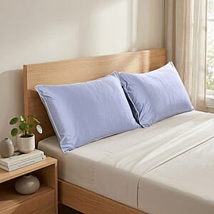 Livmore Set of 2 Blue Nylon and Spandex Cooling Pillowcase