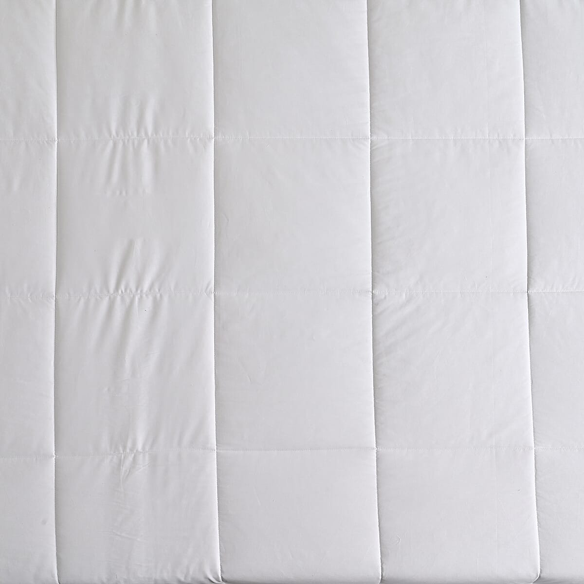 Livmore 100% Mulberry Silk Filled White Solid Summer Duvet- Queen image number 3