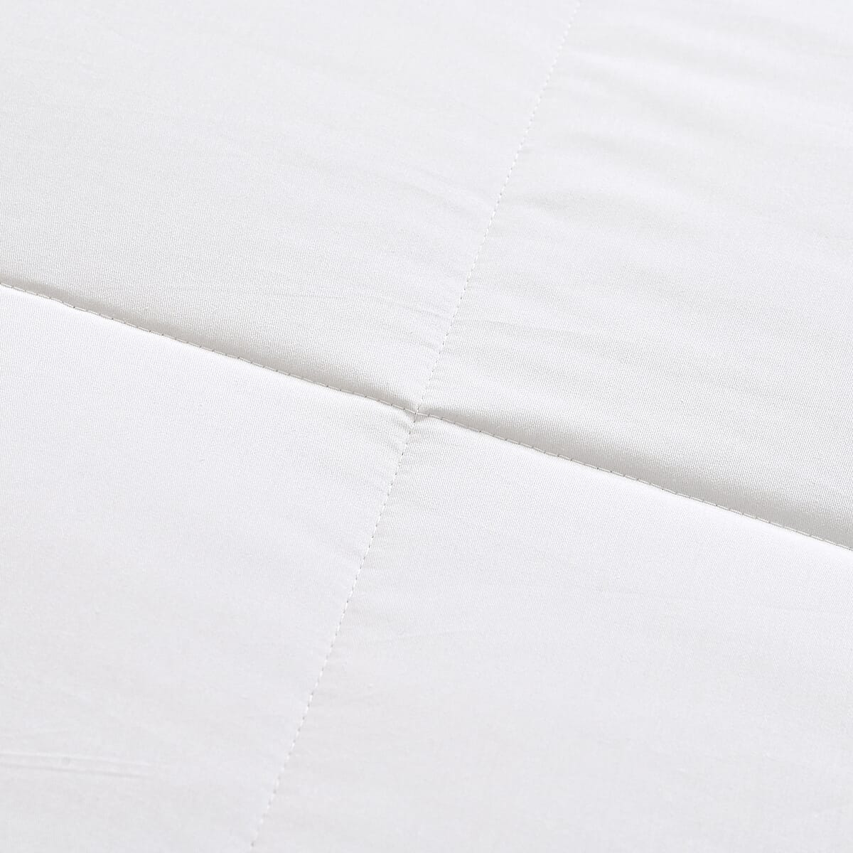 Livmore 100% Mulberry Silk Filled White Solid Summer Duvet- Queen image number 5