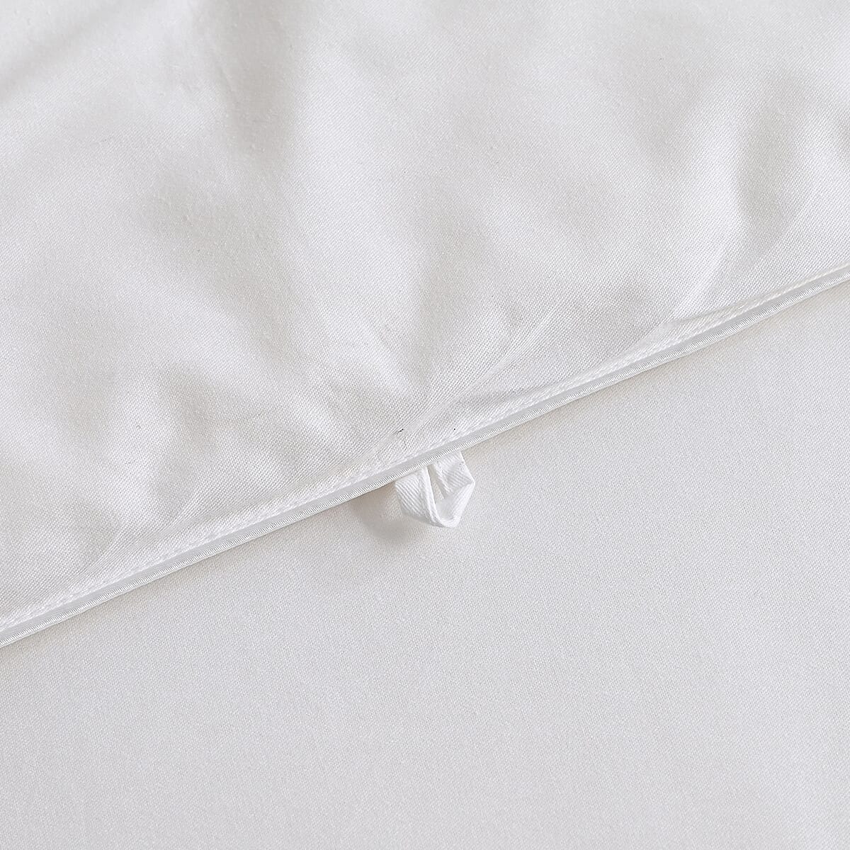 Livmore 100% Mulberry Silk Filled White Solid Summer Duvet- Queen image number 6