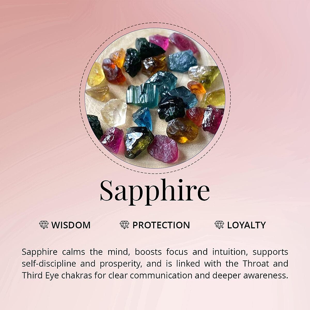 D'Joy Ceylon Blue Sapphire, Moissanite Ring in Rhodium Over Sterling Silver 1.00 ctw (Size 10.0) image number 7