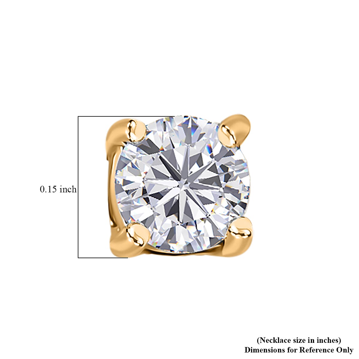 Luxuriant Lab Grown Diamond G-H SI 0.25 ctw Earrings in 18K Vermeil Yellow Gold Over Sterling Silver image number 4