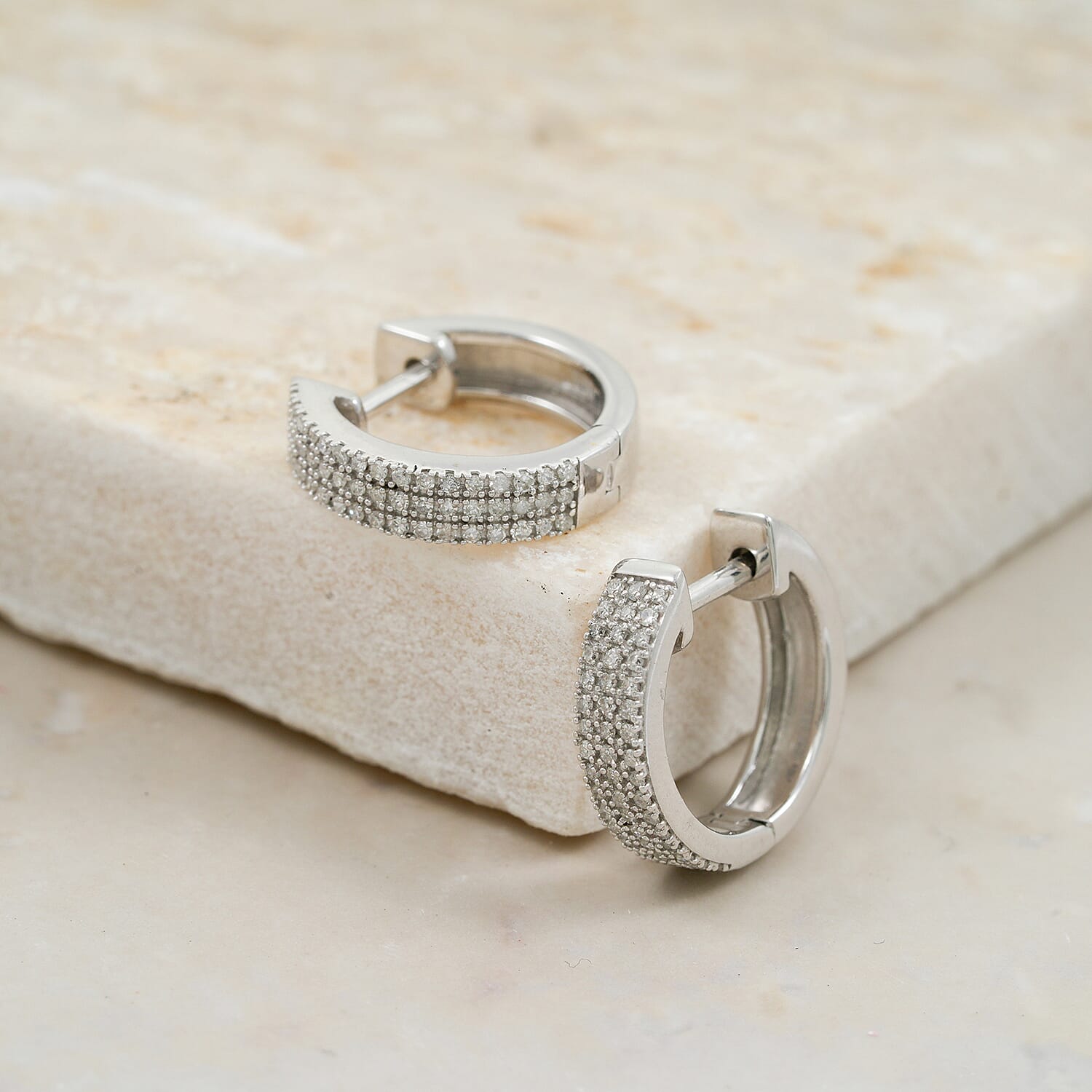 Rhodium Over Sterling Silver - Product card gallery slide 2 (10178344452409)