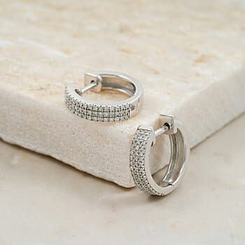 Rhodium Over Sterling Silver - Product card gallery slide 2 (10178344452409)