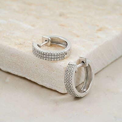 Rhodium Over Sterling Silver - Product card gallery slide 2 (10178344452409)