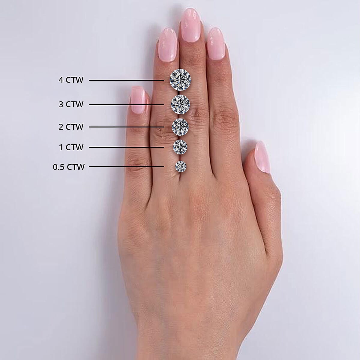 Doorbuster Certified Luxuriant Lab Grown Diamond VVS2 4.00 ctw Stud Earrings in 14K White Gold image number 4