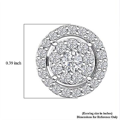Ankur Treasure Chest Luxuriant Lab Grown Diamond 0.75 ctw Earrings in 10K White Gold
