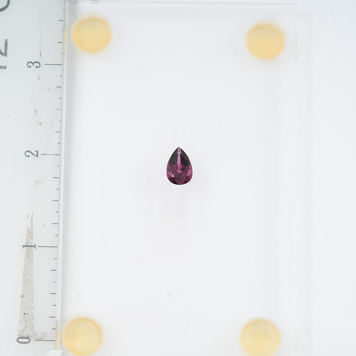 AAAA Radiant Ember Garnet (Pear 10x7 mm) 2.00 ctw image number 4