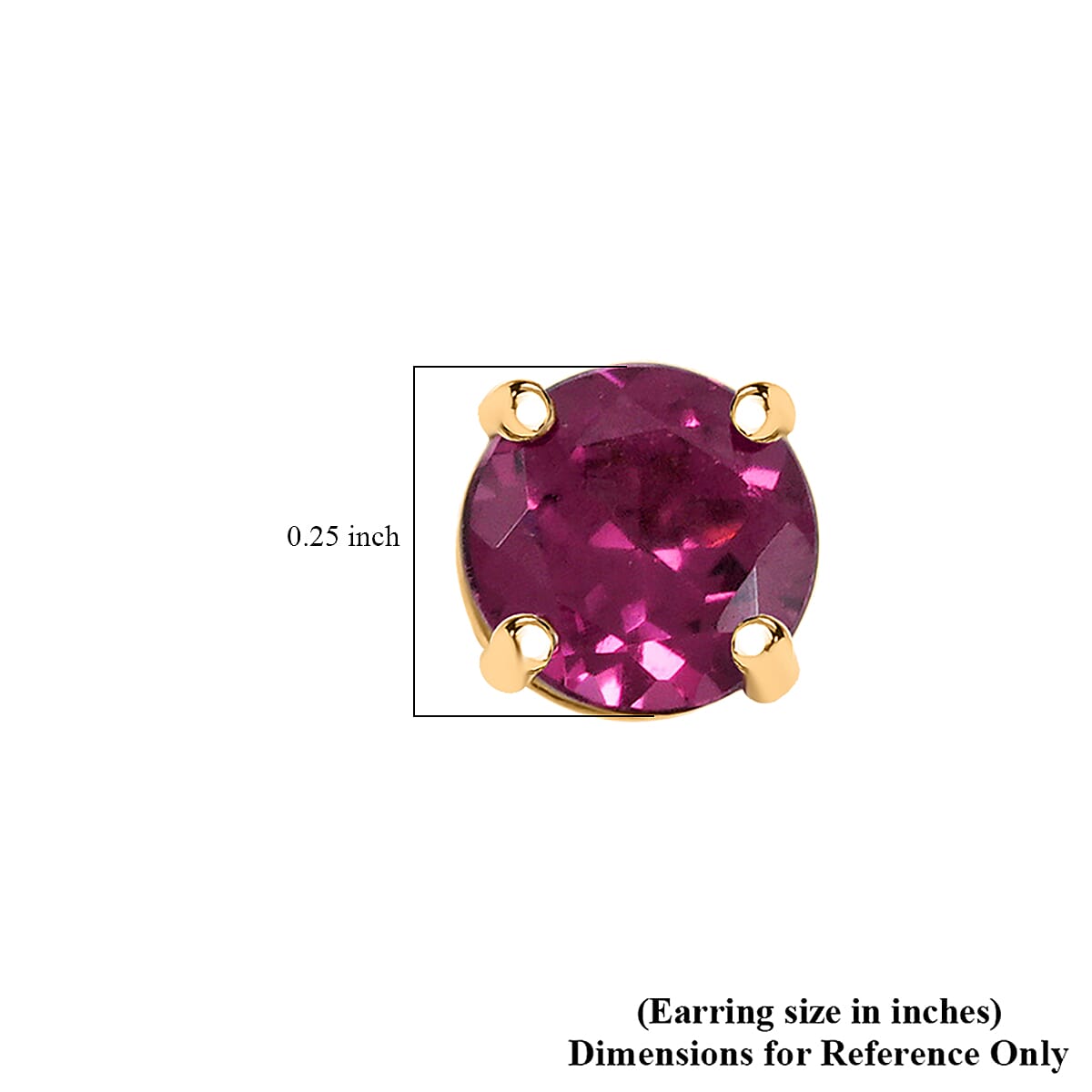 Doorbuster AAA Radiant Ember Garnet 1.20 ctw Screw Post Earrings in 14K Yellow Gold  image number 4
