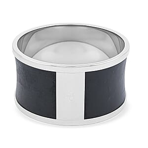 Calvin Klein Spellbound ION Plated Black Stainless Steel Bangle Bracelet (7.00 In)