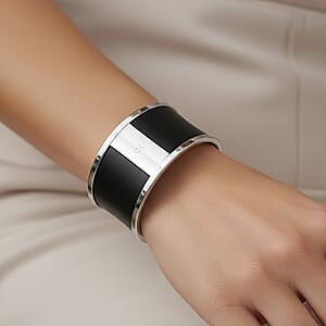 Calvin Klein Spellbound ION Plated Black Stainless Steel Bangle Bracelet (7.00 In)