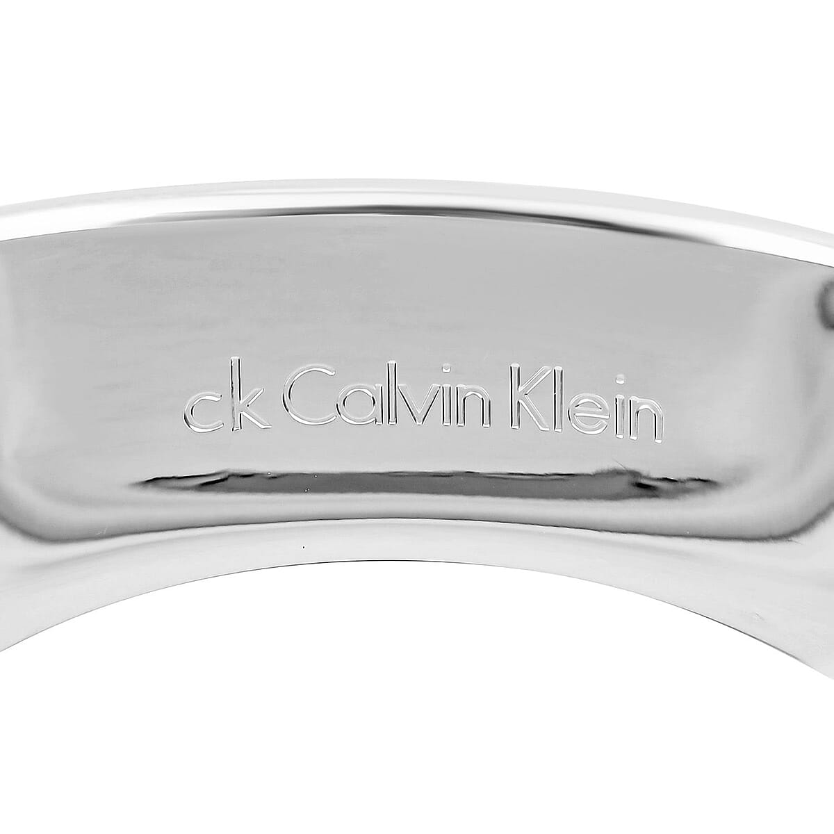 Calvin Klein Closeout Billow Stainless Steel Bangle Bracelet (5.50 In) image number 4