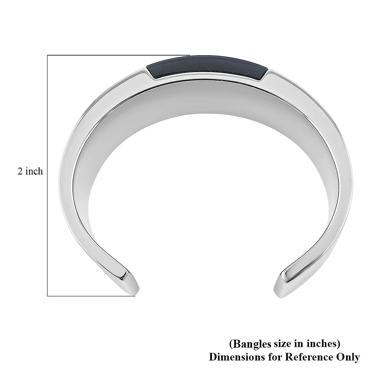 Calvin Klein Stainless Steel Distinct Cuff Bracelet (5.50 In) image number 4