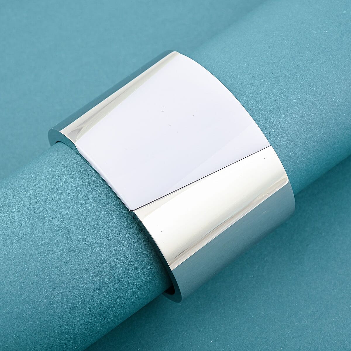 Calvin Klein Stainless Steel Distinct Cuff Bracelet (5.50 In) image number 1