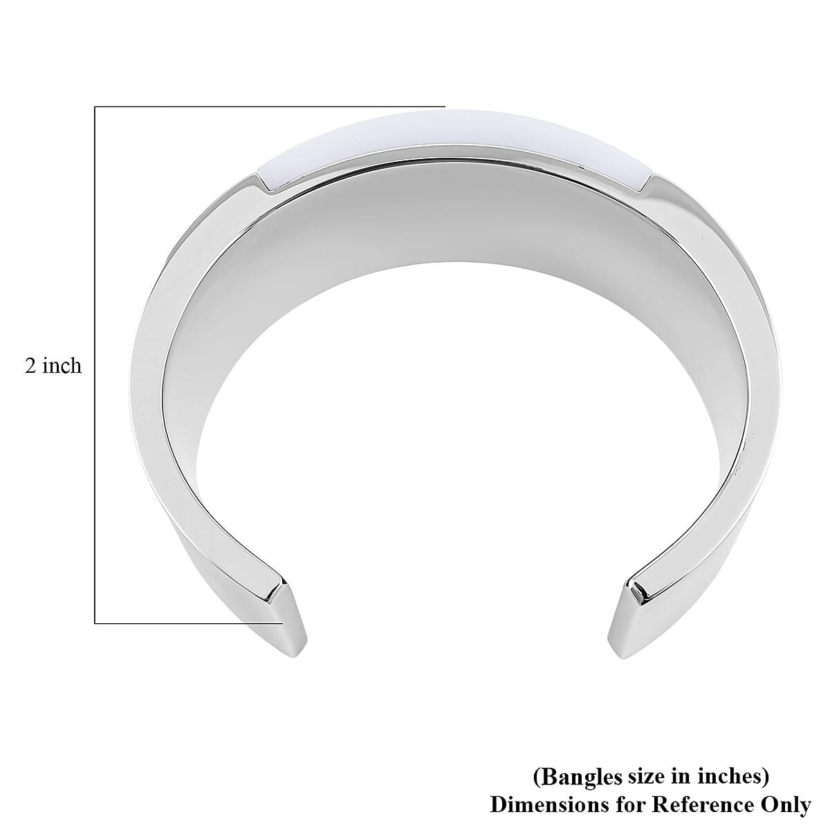 Calvin Klein Stainless Steel Distinct Cuff Bracelet (5.50 In) image number 4