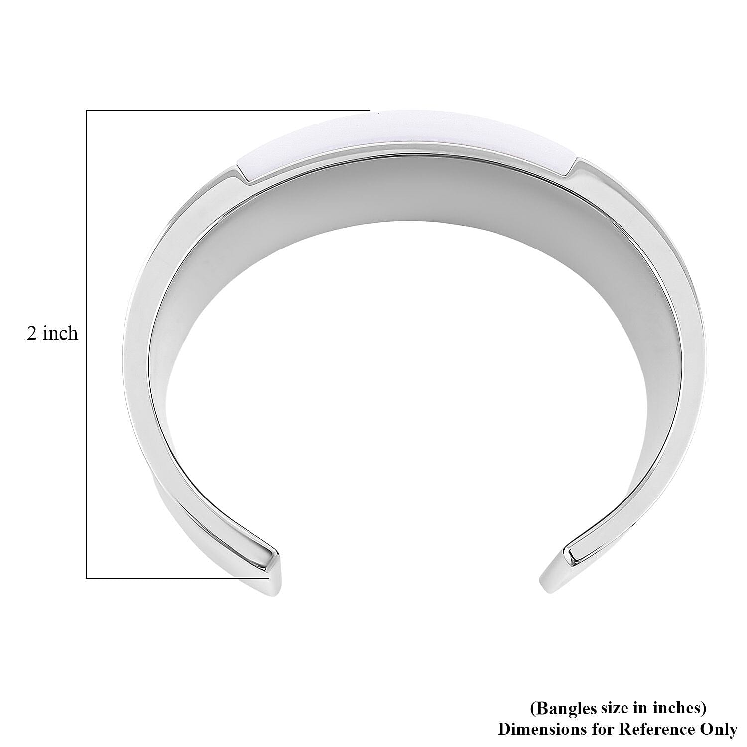 Calvin Klein Stainless Steel Distinct Bangle Bracelet (6.00 In)