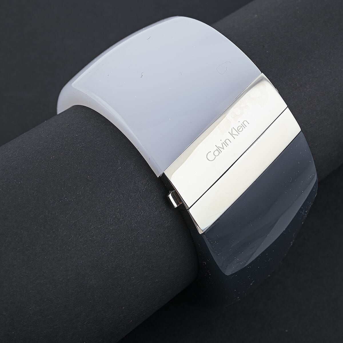 Calvin Klein Closeout Stainless Steel Vision Bangle Bracelet (6.25 In) image number 1