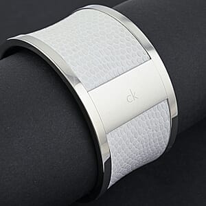 Calvin Klein Closeout Spellbound Stainless Steel Bangle Bracelet (7.00 In)