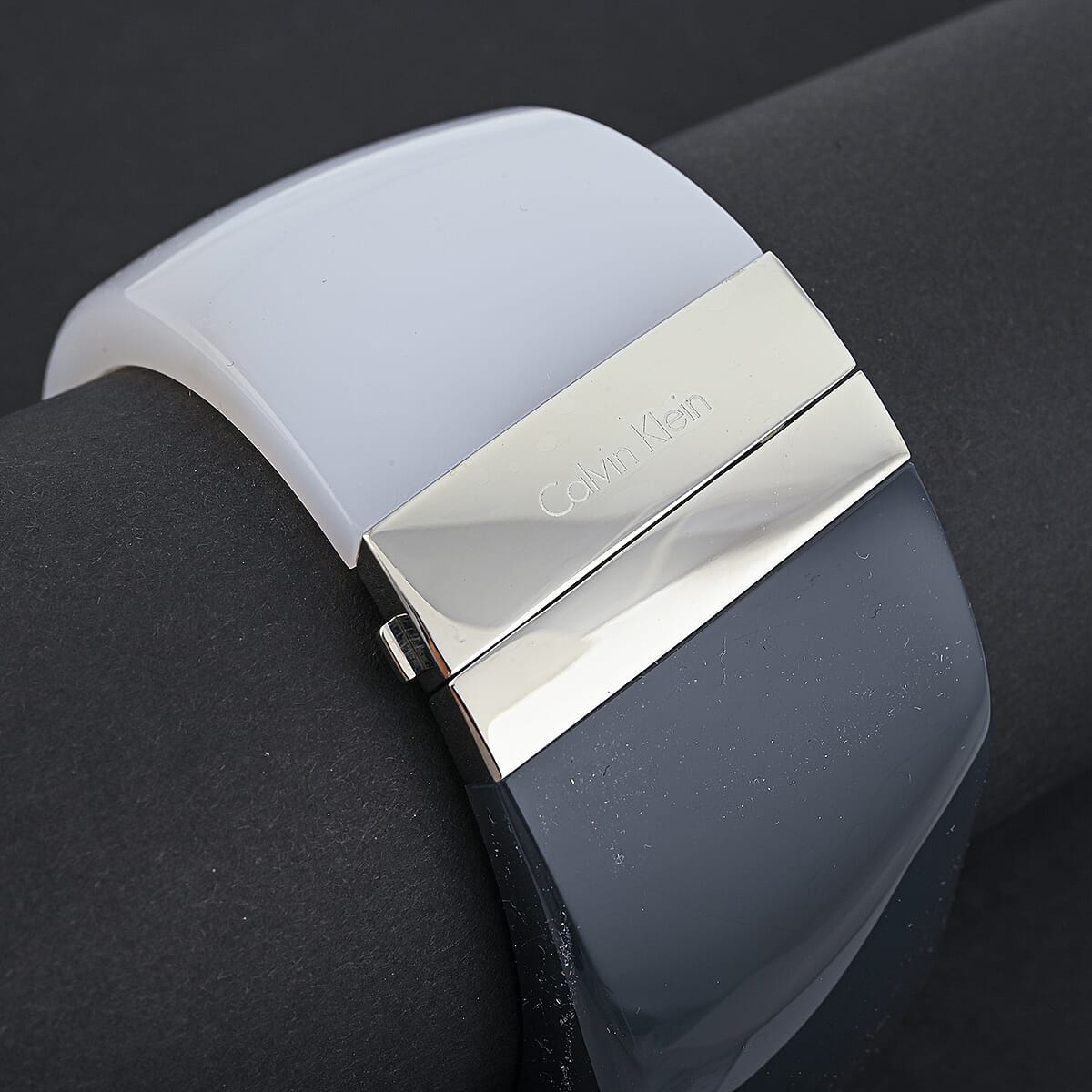 Calvin Klein Closeout Stainless Steel Vision Bangle Bracelet (7.00 In) image number 1