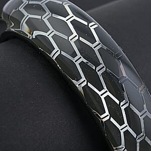 Calvin Klein Closeout Stainless Steel Abstract Bangle Bracelet (8.00 In)