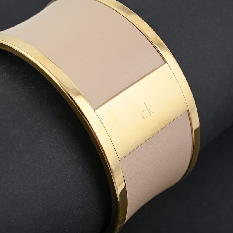 Calvin Klein Spellbound ION Plated YG Stainless Steel Bangle Bracelet (8.00 In)
