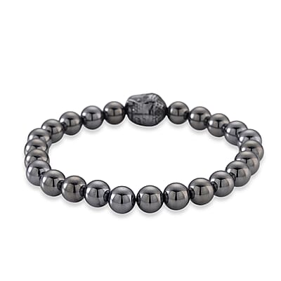  Terahertz 80.00 ctw Beaded Stretch Bracelet with Buddha Charm