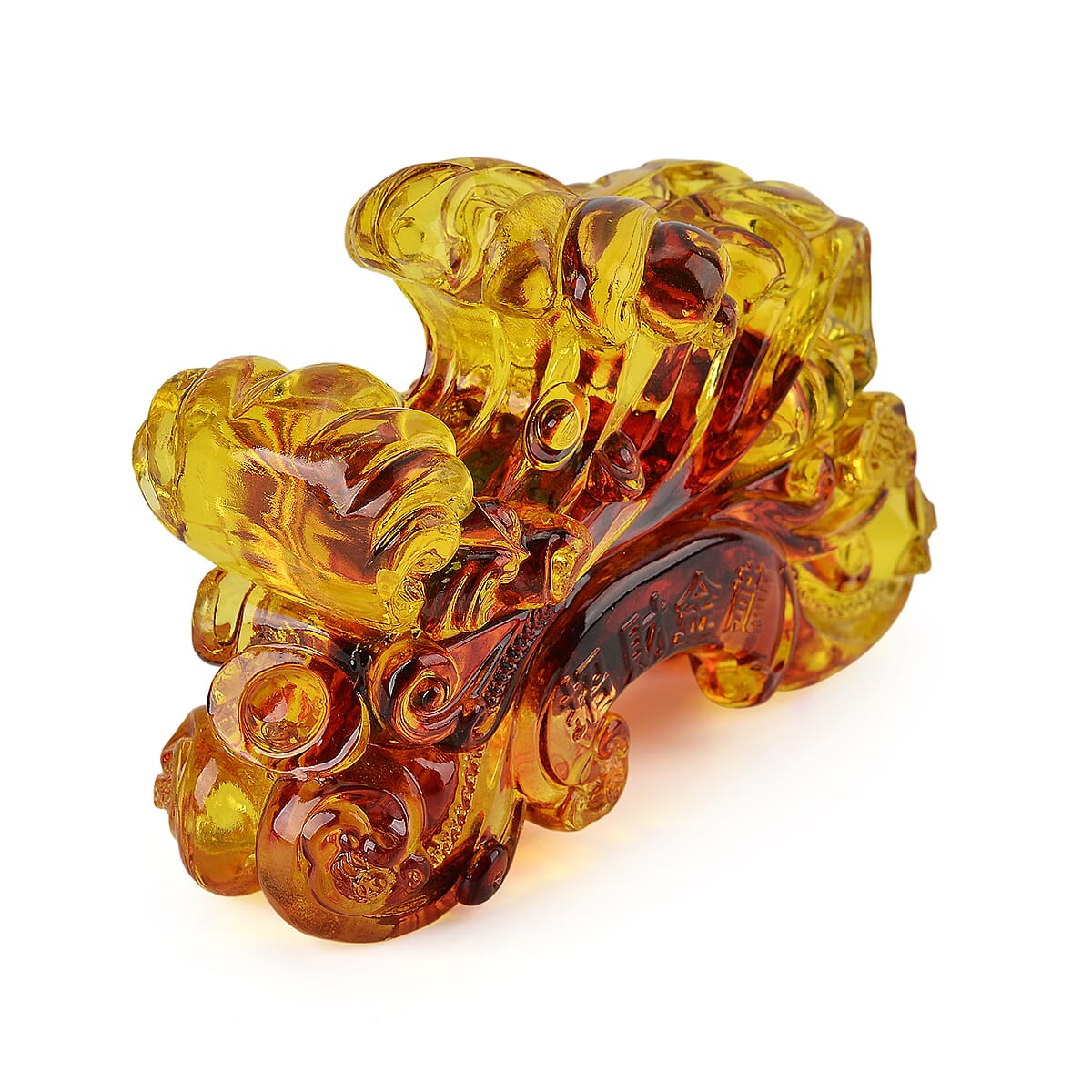 Doorbuster Holiday Gift Collection 24K Yellow Golden Fortune Fish with Pedestal 100mg image number 6