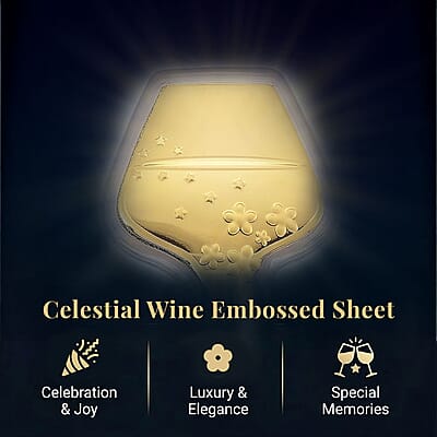  24K Golden Celestial Wine Blessing Sheet 10mg