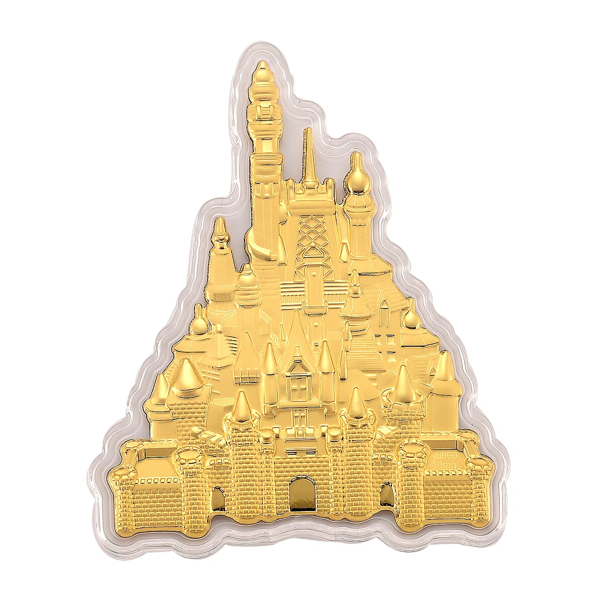 24K Golden Royal Castle Emboss Sheet 10mg image number 0