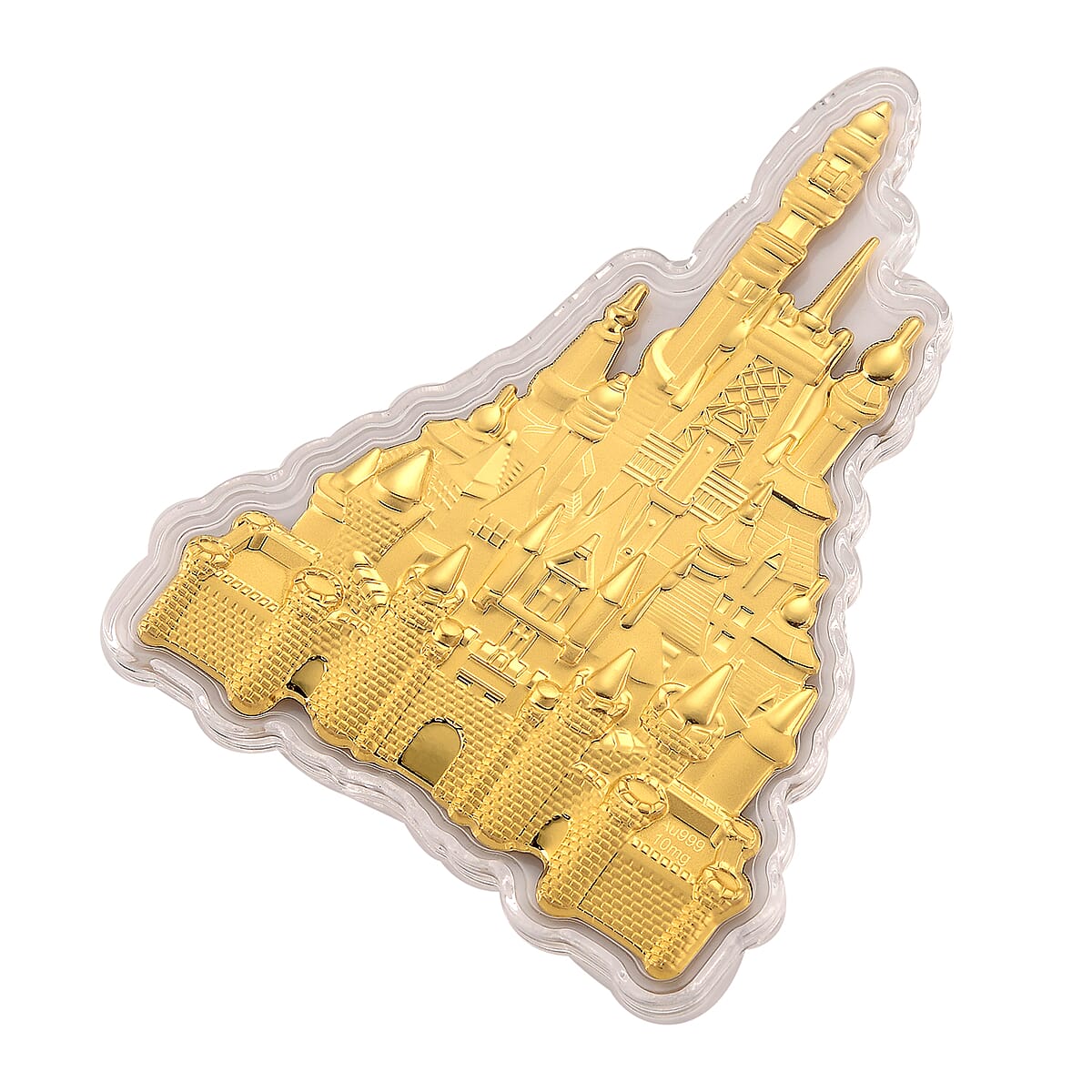 24K Golden Royal Castle Emboss Sheet 10mg image number 2