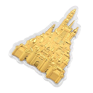 24K Golden Royal Castle Emboss Sheet 10mg